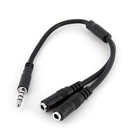 StarTech Headset Adapter Office Depot
