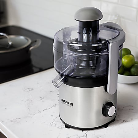 Better Chef HealthPro Juice Extractor Silver Office Depot