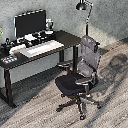 FlexiSpot C7 MAX Ergonomic Foam Seat Office Chair Gray color