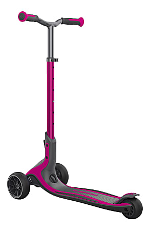 Globber Ultimum 3-Wheel Scooter, 29-15/16"H x 15-9/16"W x 39-3/4"D, Pink
