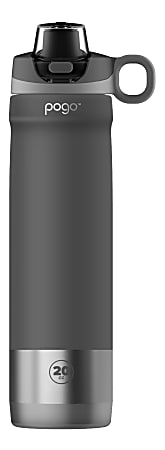 Pogo Insulated Stainless Steel Water Bottle, 20 Oz,