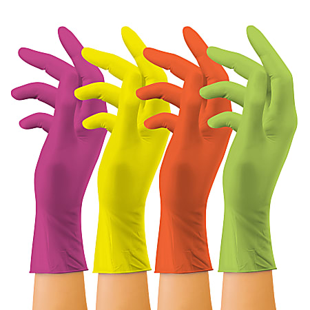 Colored disposable gloves clearance