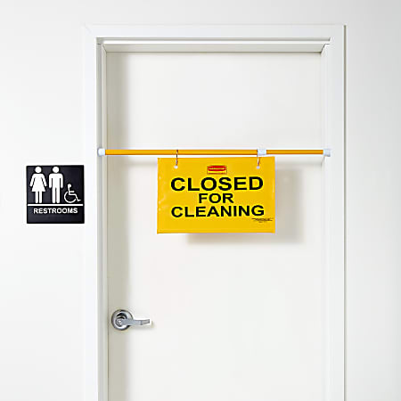 Rubbermaid Commercial Closed For Cleaning Safety Sign - 6 / Carton - Closed for Cleaning Print/Message - 50 Rubbermaid Commercial Closed For Cleaning Safety Sign - 6 / Carton - Closed for Cleaning Print/Message - 50