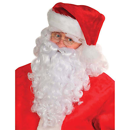 Amscan 4-Piece Premium Santa Wig And Beard Set