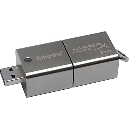 Kingston 1TB USB 3.0 DataTraveler HyperX Predator (up to 240MB/s) - 1 TB - USB 3.0 - 240 MB/s Read Speed - 160 MB/s Write Speed