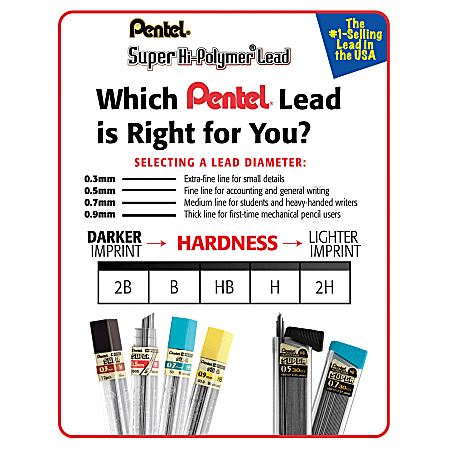 Lead refill store hardness