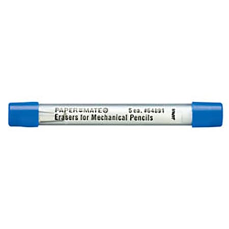 Paper Mate® Eraser Refills, Tube Of 5