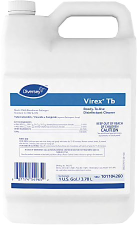 Diversey Crew Non Acid Disinfecting Cleaner Fresh Scent 32 Oz - Office Depot