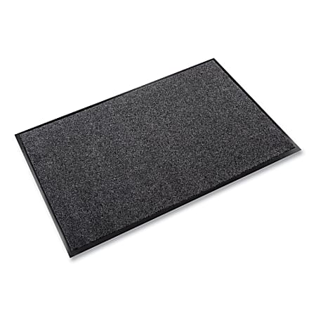 EcoStep Wiper Mat, Rectangular, 36 x 48, Charcoal EcoStep Wiper Mat, Rectangular, 36 x 48, Charcoal