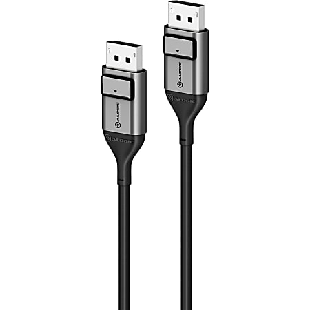 ALOGIC Ultra - DisplayPort cable - DisplayPort (M) latched to DisplayPort (M) latched - DisplayPort 1.4 - 3.3 ft - 8K support - space gray