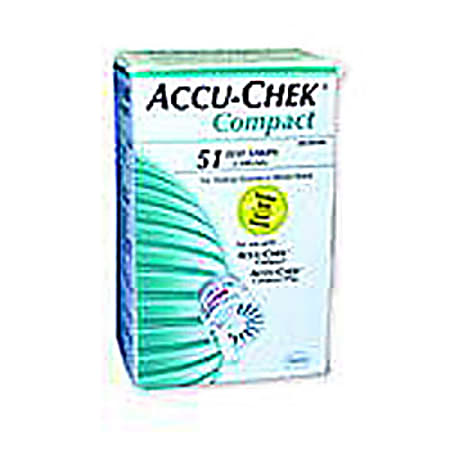 ACCU-CHEK® Compact Plus Test Strips, Box Of 50