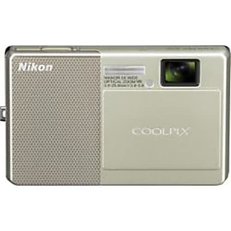 Nikon Coolpix S70 Point & Shoot Digital Camera - Beige