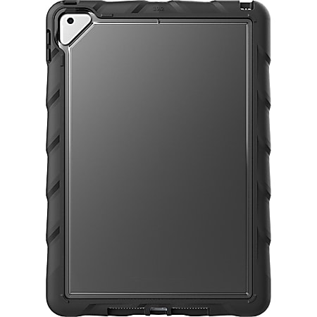 Gumdrop DropTech Clear for iPad 10.2 Case - For Apple iPad (7th Generation) Tablet - Apple Logo - Clear, Black