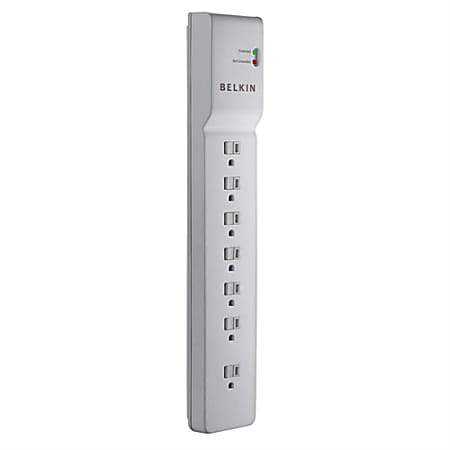 Belkin Commercial 7-Outlet Surge Suppressor, 6', White