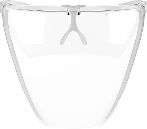 Suncast Commercial Safety Glasses Face Shields, One Size, Clear, Case Of 4