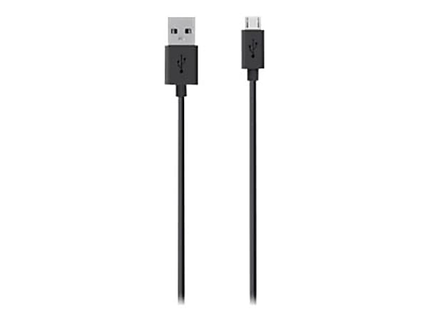 Belkin MIXIT - USB cable - Micro-USB Type B (M) to USB (M) - 6.6 ft - black