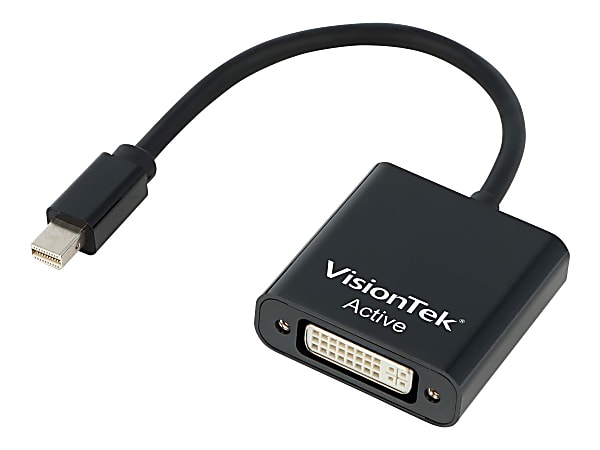 VisionTek - DisplayPort adapter - Mini DisplayPort (M) to DVI-D (F) - 7.1 in