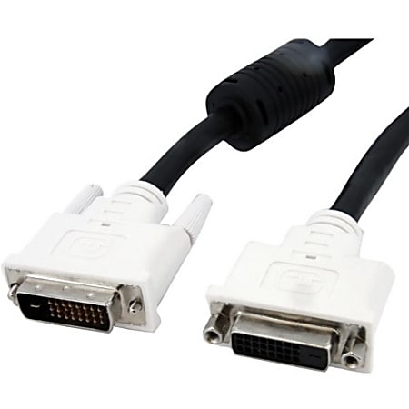 StarTech.com 15 ft DVI-D Dual Link Monitor Extension Cable - M/F - DVI-D Male Video - DVI-D Female Video - 15ft - Black