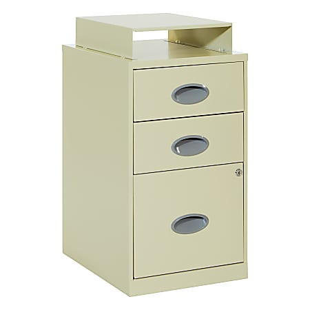 Office Star™ 18"D Vertical 3-Drawer Locking File Cabinet