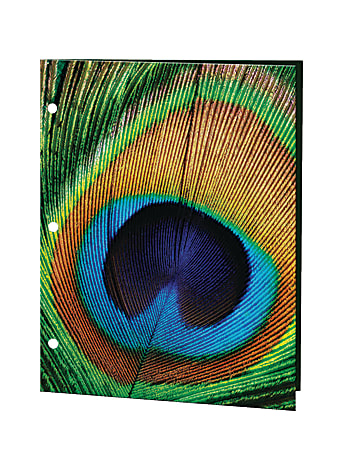 Kittrich Dimensional Print Portfolio, 8 1/2" x 11", 50-Sheet Capacity, Animal Texture