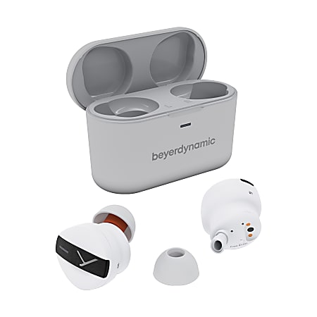 beyerdynamic Free BYRD Noise-Canceling True Wireless Bluetooth Earbuds With Microphone And Charging Case, Gray