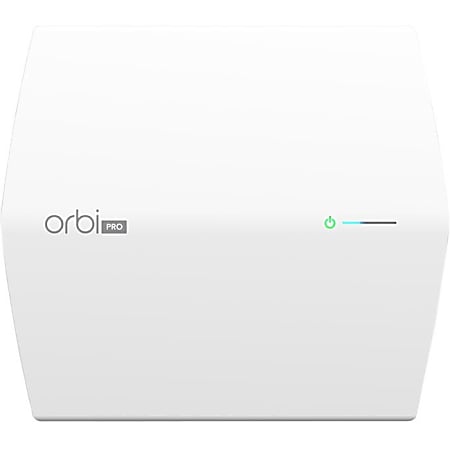 Netgear Orbi Pro SRC60 IEEE 802.11ac 3 Gbit/s Wireless Range Extender - 5 GHz, 2.40 GHz - MIMO Technology - 2 x Network (RJ-45) - Ceiling Mountable, Wall Mountable - 1 Pack