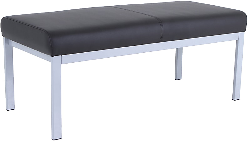 Lorell® Healthcare Seating Guest Bench, Black