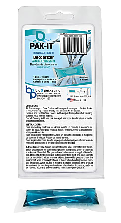 PAK-IT® Industrial-Strength Deodorizer, Autumn Fresh, 1.6 Oz,