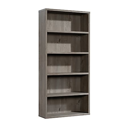 Sauder® Optimum Bookcase, 73-1/2"H, 5 Shelves, Mystic Oak