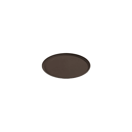Carlisle GripLite Scratch-Resistant Round Serving Tray, 11", Tan