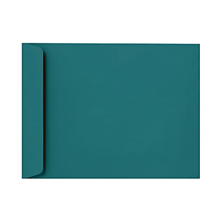 LUX Open-End 9" x 12" Envelopes, Peel & Press Closure, Teal, Pack Of 50