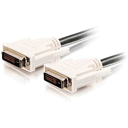 C2G 5m DVI-I M/M Single Link Digital/Analog Video Cable (16.4ft) - DVI-I Male - DVI-I Male - 16.4ft - Black