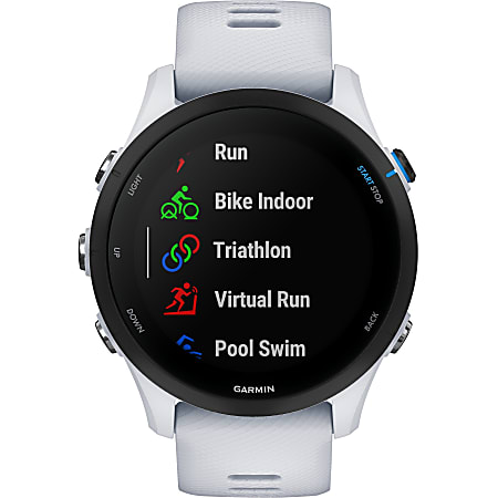 Garmin Forerunner 255 Music Running Smartwatch Whitestone
