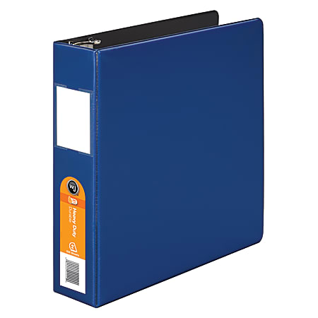 Wilson Jones® Heavy-Duty 3-Ring Binder, 2" D-Rings, Dark Blue