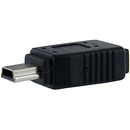 StarTech.com Micro USB to Mini USB Adapter F/M - Use a Micro USB cable or power charger with older Mini USB devices. - UUSBMUSBFM