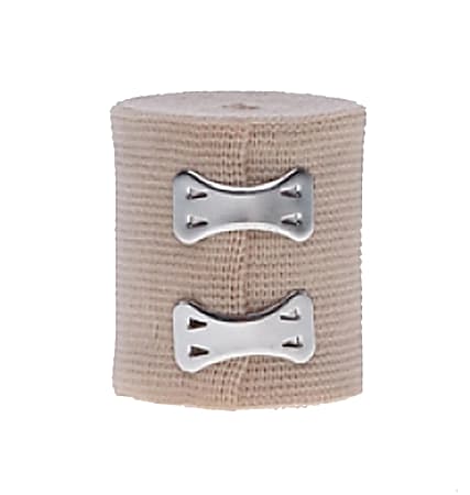 Medline Sure-Wrap Nonsterile Elastic Bandages, 2" x 5 Yd., Tan, Pack Of 50