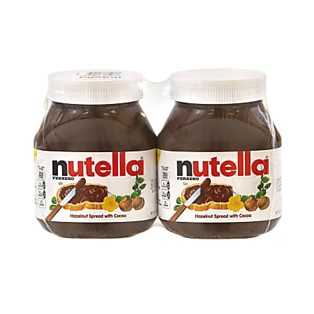 Nutella Hazelnut Spread, 26.5 Oz, Pack Of 2 Jars