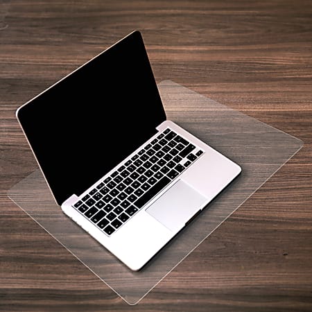 Floortex® Desktex® Vinyl Anti-Static Desk Pad, 20" x 36", Clear