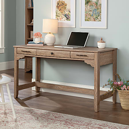Sauder Rollingwood 54 W WritingComputer Desk With Keyboard And