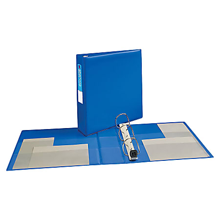 Avery® Heavy-Duty 3-Ring Binder With Locking One-Touch EZD™ Rings, 2" D-Rings, Blue