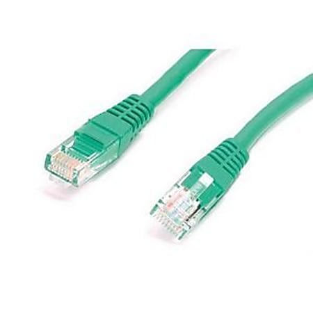 StarTech.com 10 ft Green Molded Cat6 UTP Patch Cable - Category 6 - 10 ft - 1 x RJ-45 Male Network - 1 x RJ-45 Male Network - Green