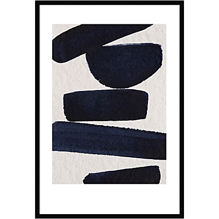 Amanti Art Japandi 5 by Simon West Wood Framed Wall Art Print, 28”W x 41”H, Black