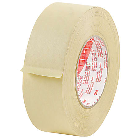 Scotch® High-Temperature Masking Tape, 3" Core, 2" x 60 Yd., Tan, Case Of 12
