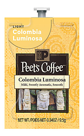 Peet's® Coffee & Tea Single-Serve Coffee Packets, Colombia Luminosa, Carton Of 72