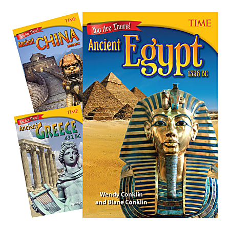 Teacher Created Materials TIME®: You Are There! Ancient Times 3-Book Set, Grade 6