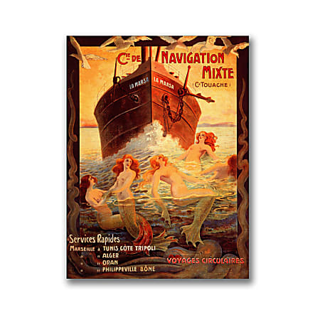 Trademark Global Cia Navigation Gallery-Wrapped Canvas Print By Anonymous, 18"H x 24"W