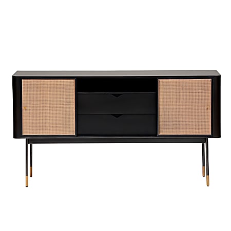 Eurostyle Miriam 60"W Sideboard, Black