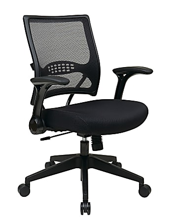 Office Star™ Space Seating 67 Series Ergonomic Air Grid Mid-Back Chair, Black