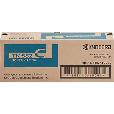 Kyocera TK-582C Original Toner Cartridge - Laser -