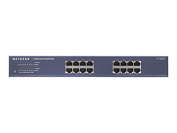 NETGEAR JGS516 - Switch - 16 x 10/100/1000 - desktop